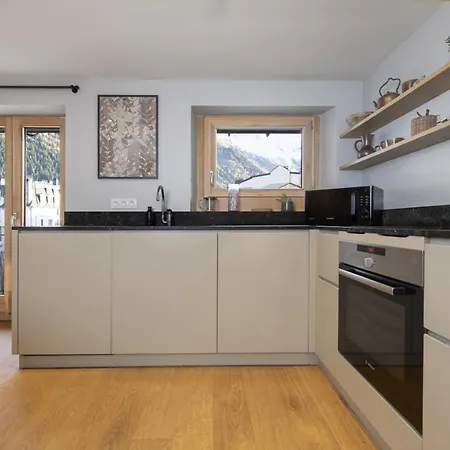 Daire Guerin Cosy 4pax Familial Vue Chamonix